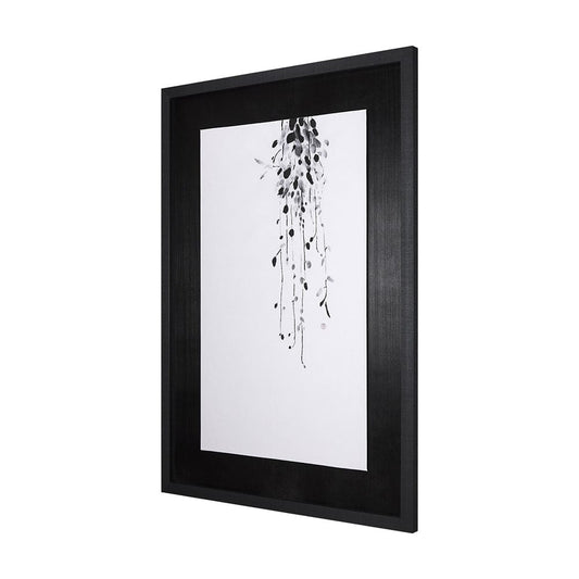 Mercana - Hanging Vines by Mercana Studio a Hand Embellished Textured Framed Art Print - 14817 view 2