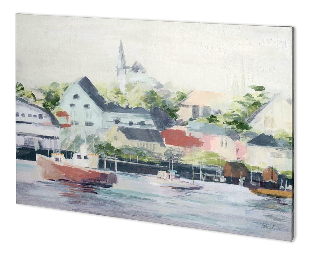 Mercana - Home Port I by Mercana Studio a Hand Embellished Textured Canvas - 100879-L view 1