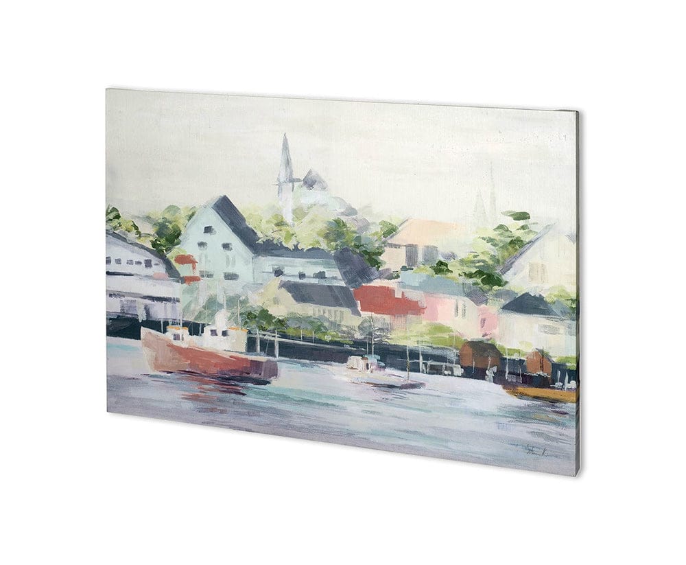 Mercana - Home Port I by Mercana Studio a Hand Embellished Textured Canvas - 100879-S view 1