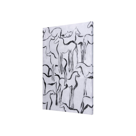 Mercana - Horse Herd I by Mercana Studio a Hand Embellished Textured Canvas - 102271-S view 2