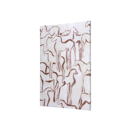 Mercana - Horse Herd III by Mercana Studio a Hand Embellished Textured Canvas - 102273-S view 2