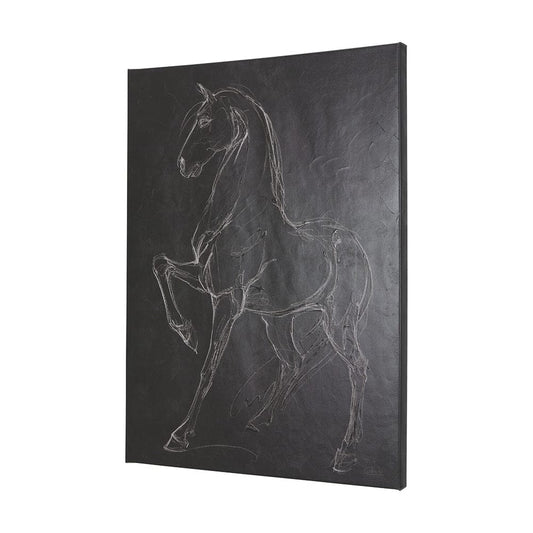 Mercana - Horse IV by Mercana Studio a Hand Embellished Textured Canvas - 102229-L view 2
