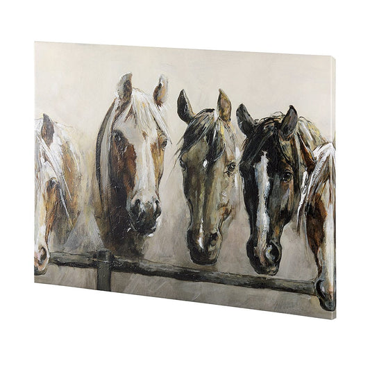 Mercana - Horses by Natali a Hand Embellished Textured Canvas - 102054-L view 2