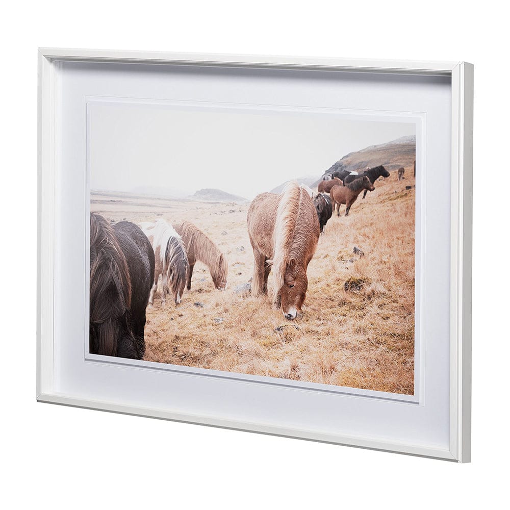 Mercana - Horses of Hofn II by Laura Marshall a Framed Art Print Matted under Glass - 13080 view 4