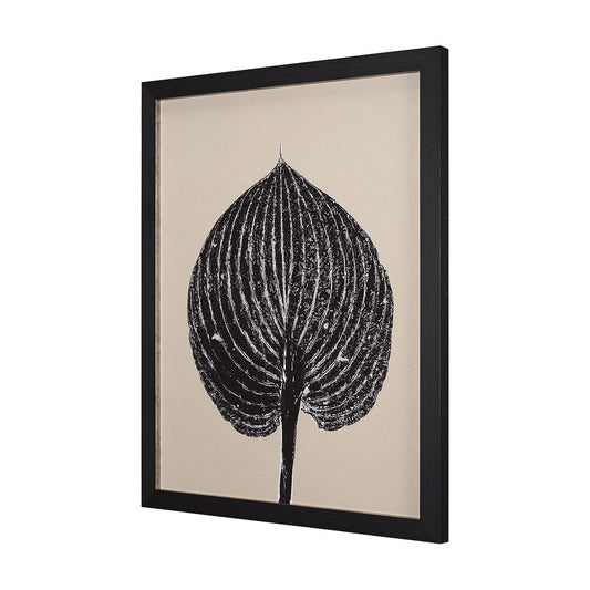 Mercana - Hosta B by Mary Margaret Briggs a Hand Embellished Textured Framed Art Print - 15392 view 2