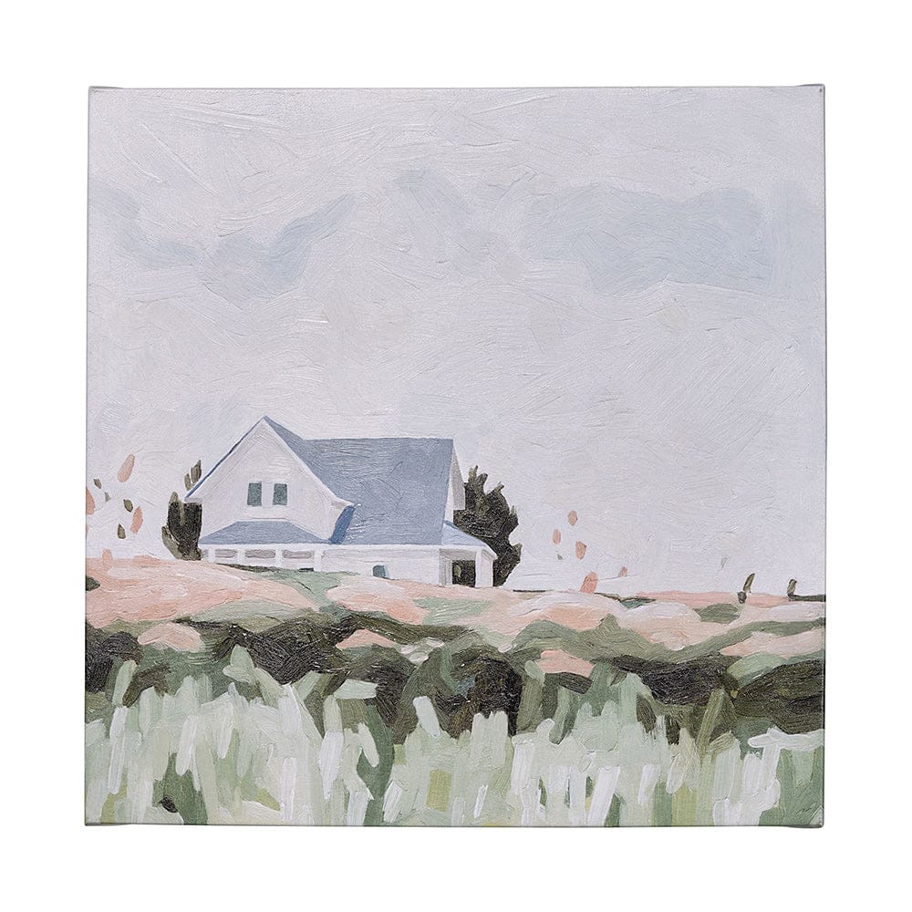 Mercana - House on a Hill I by Emma Scarvey a Hand Embellished Textured Canvas - 101541-L view 1