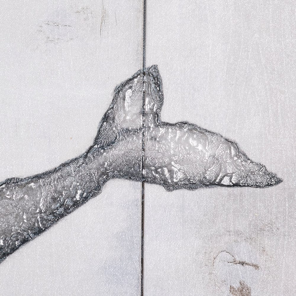 Mercana - Humpback Whale by Mercana Studio a Hand Embellished Textured Canvas - 101869-L view 4