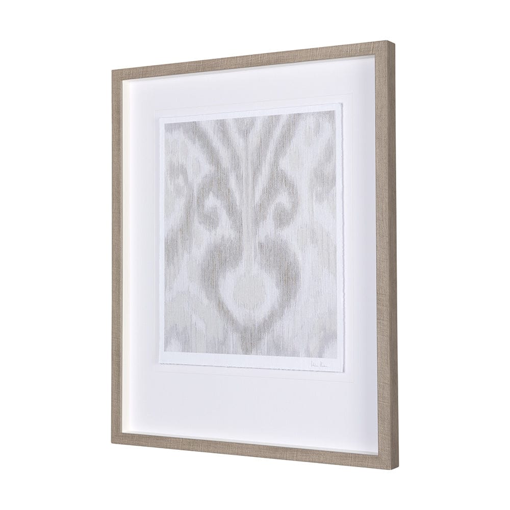 Mercana - Ikat Patterns V by Silvia Krause a Hand Embellished Textured Framed Art Print Matted under Glass - 14921 view 7
