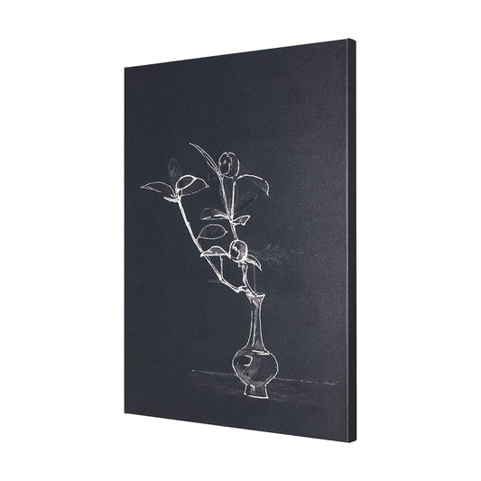 Mercana - Ikebana Dark I by Mercana Studio a Hand Embellished Textured Canvas - 102447-S view 2