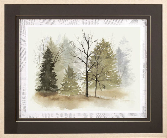 Mercana - In the Mist I by Grace Popp a Framed Art Print Matted under Glass - 10453 view 2