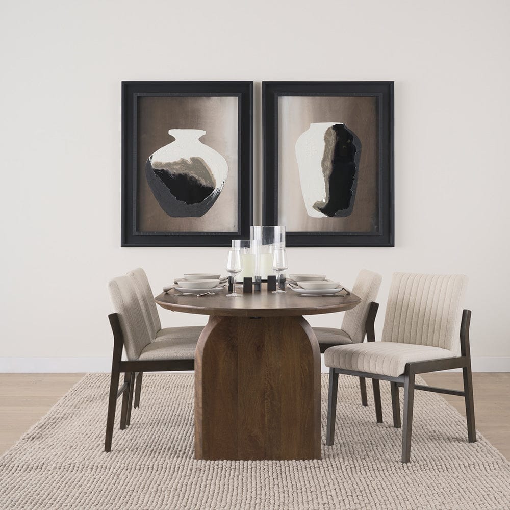 Mercana - Isla Oval Dining Table w/Dark Brown Wood Top & Arched Legs - 70559-AB view 10