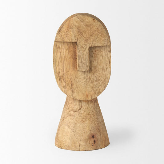 Mercana - Ivan Medium Wooden Head Sculpture - 70128 view 2