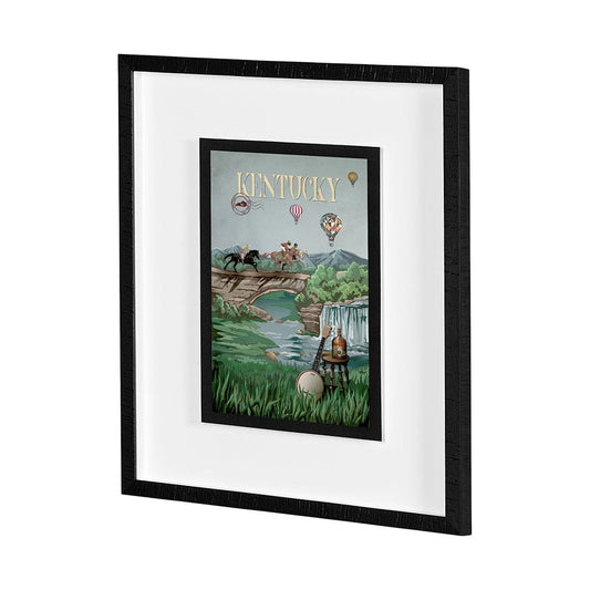 Mercana - Kentucky Go USA M by Mercana Studio a Framed Art Print Matted under Glass - 14997 view 2