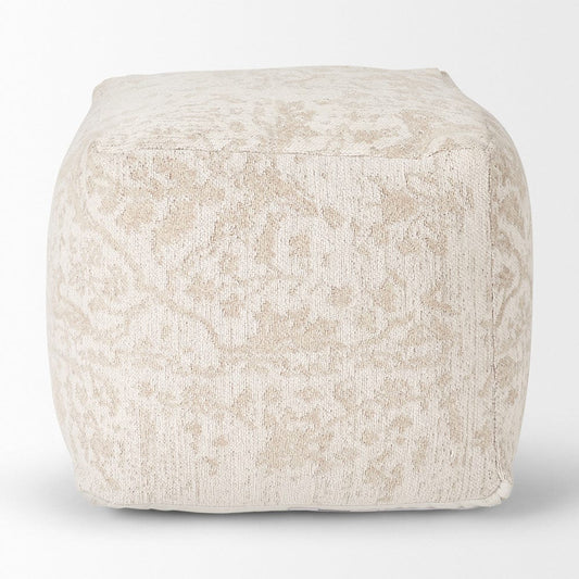 Mercana - Khloe Small Cream Pouf - 70376 view 2