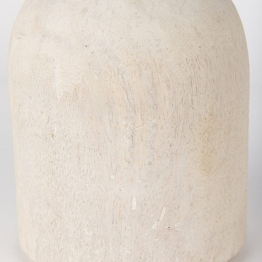 Mercana - Knox Short White-Wash Wood Decorative Object - 70131_CLOSEOUT view 2