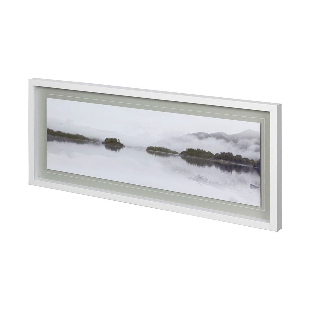 Mercana - Lakeside Reflections-Fade by John Harper a Framed Art Print Matted under Glass - 12427 view 1