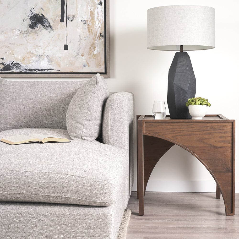 Mercana - Laraya Medium Brown Wood w/ Arches End Table - 70641 view 9