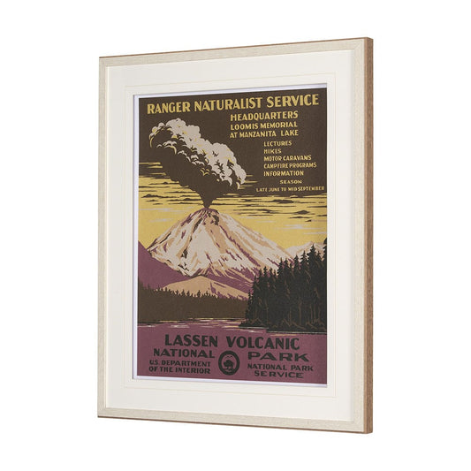 Mercana - Lassen Volcanic National Park by The Vinatage Collection a Framed Art Print Matted under Glass - 15280 view 2