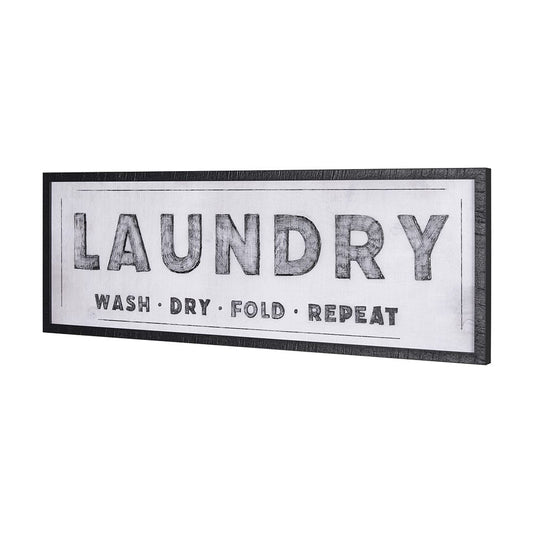 Mercana - Laundry Wash by Mercana Studio a Hand Embellished Textured Framed Art Print - 14975 view 2