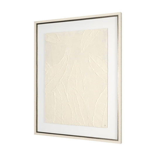 Mercana - Leaf Relief I by Studio M a handmade Original Framed Artwork under Glass - 15203 view 2