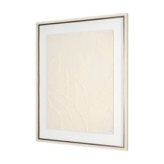 Mercana - Leaf Relief I by Studio M a handmade Original Framed Artwork under Glass - 15204 view 2