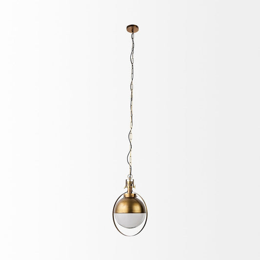 Mercana - Leighton I 15x20 Gold Toned Metal Spherical Pendant Light - 65281_CLOSEOUT view 2