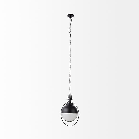 Mercana - Leighton II 15x20 Black Metal Spherical Pendant Light - 65463 view 2