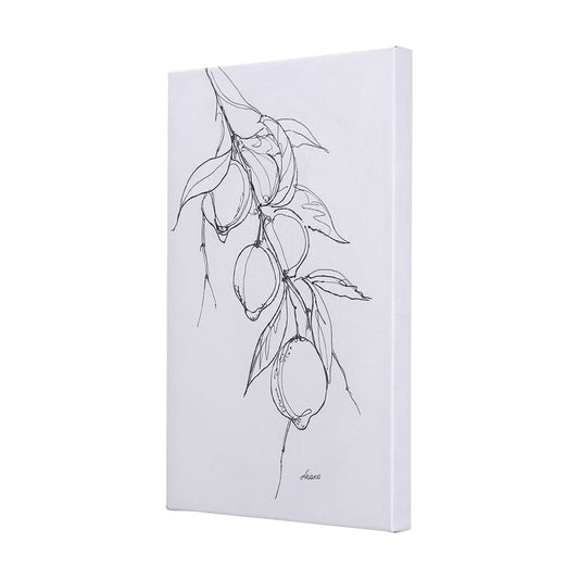 Mercana - Lemon Branch I by Mercana Studio a Hand Embellished Textured Canvas - 102230-L view 2