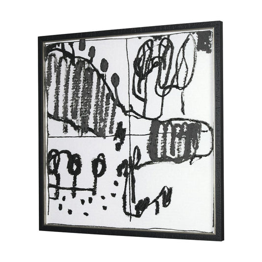 Mercana - Lost Treasure Map VI by Mercana Studio a Hand Embellished Textured Framed Art Print - 15331 view 2