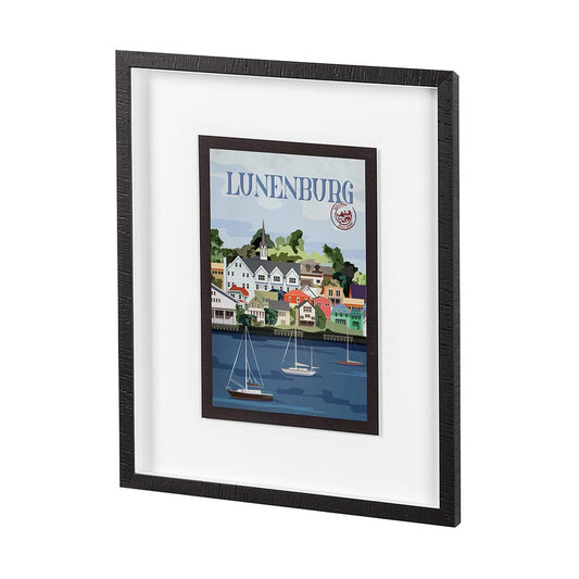 Mercana - Lunenburg Go Canada M by Mercana Studio a Framed Art Print Matted under Glass - 13780 view 2
