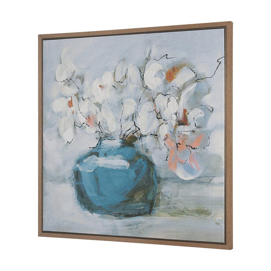 Mercana - Magnolia Bouquet by Mercana Studio a Hand Embellished Textured Framed Canvas - 102649-FL view 2