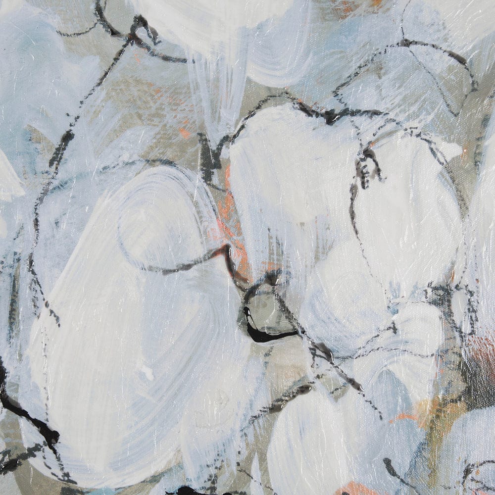 Mercana - Magnolia Bouquet by Mercana Studio a Hand Embellished Textured Framed Canvas - 102649-FL view 7