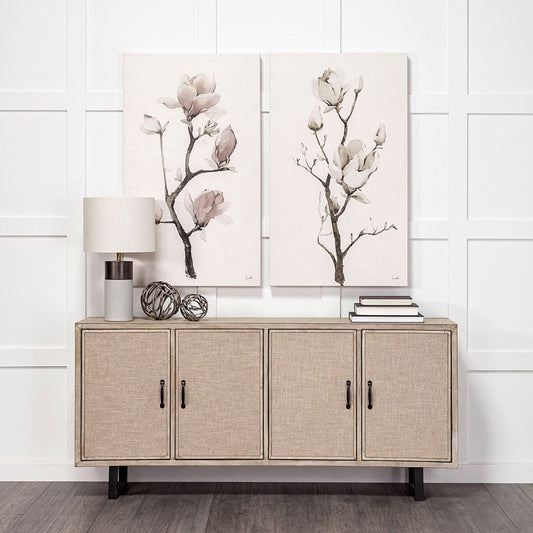 Mercana - Magnolia II by Gabrielle Campbell a Hand Embellished Textured Canvas - 101621-S view 2