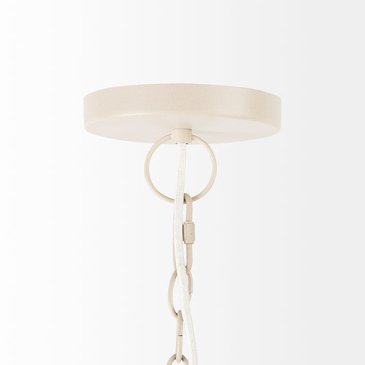 Mercana - Marimba 40 L x 40 W x 24 H Natural Cane 6 Tier Chandelier - 69240 view 2