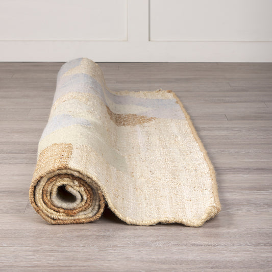 Mercana - Mayson 5x8 Cream Multi-Colored Honeycomb Pattern Area Rug - 69761_CLOSEOUT view 2