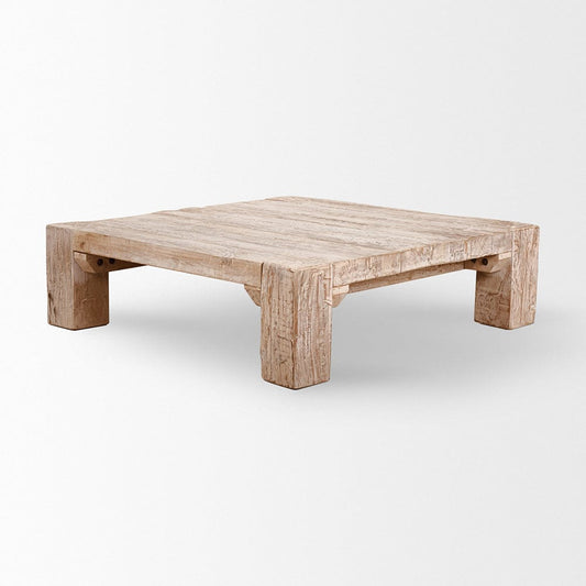 Mercana - McArthur 48x48 Square Reclaimed Solid Wood Coffee Table - 68448 view 2