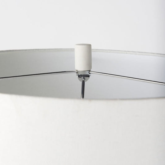 Mercana - Melanie 17.0L x 17.0W x 30.5H White Shade W/White Base Table Lamp - 68340 view 2