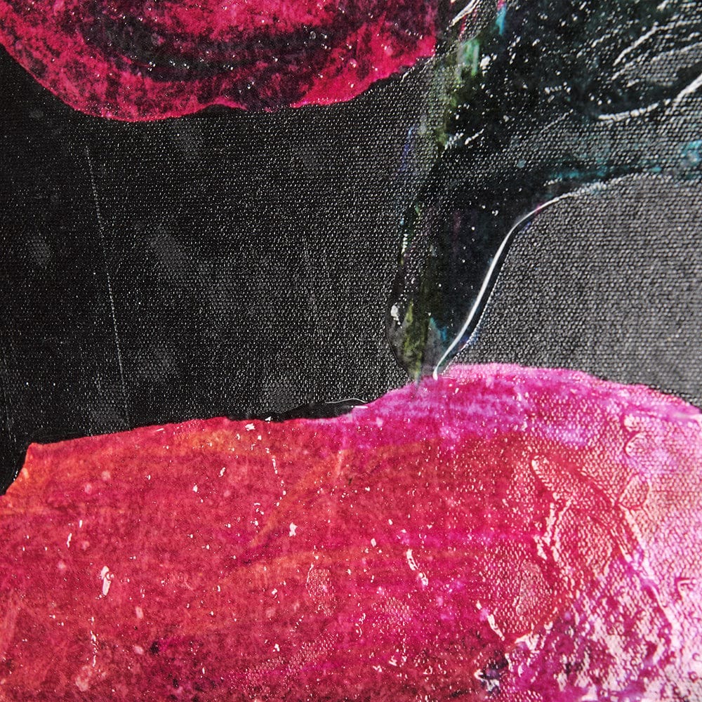 Mercana - Midnight Flower I by Mercana Studio a Hand Embellished Textured Canvas - 102383-S view 7