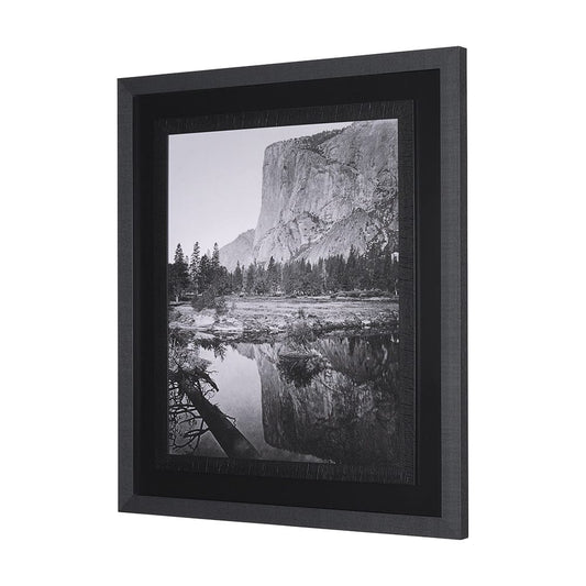 Mercana - Mirror View by Carleton E Watkins a Hand Embellished Textured Framed Art Print - 15292 view 2