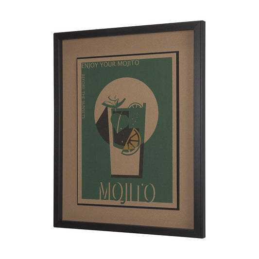 Mercana - Mojito by Simeng a Framed Art Print Matted under Glass - 14189 view 2
