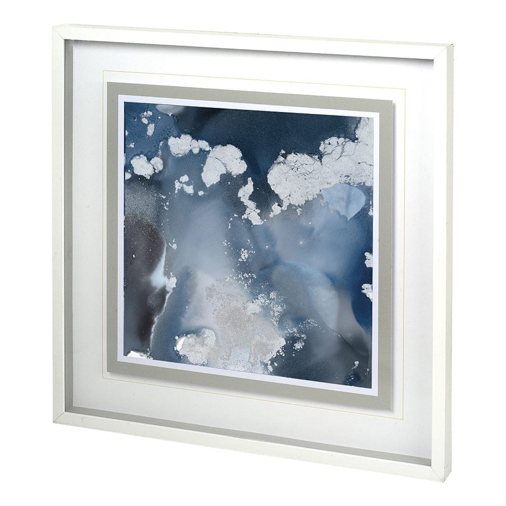 Mercana - Monsoon II by Mercana Studio a Hand Embellished Textured Framed Art Print Matted under Glass - 11926 view 1