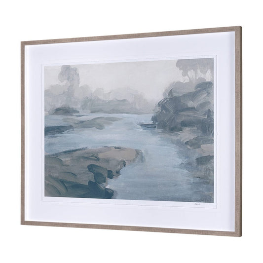 Mercana - Morning Light I by Mercana Studio a Hand Embellished Textured Framed Art Print Matted under Glass - 14963 view 2