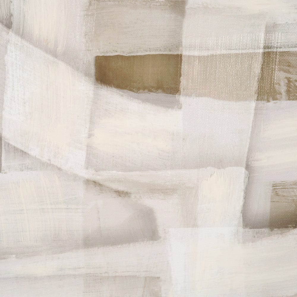 Mercana - Neutral Forms I by Hannah Dawson a Hand Embellished Framed Art Print on Canvas - 102714-FS view 7