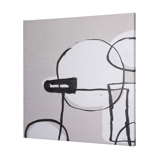 Mercana - Neutral Shapes I by Mercana Studio a Hand Embellished Textured Canvas - 102269-L view 2