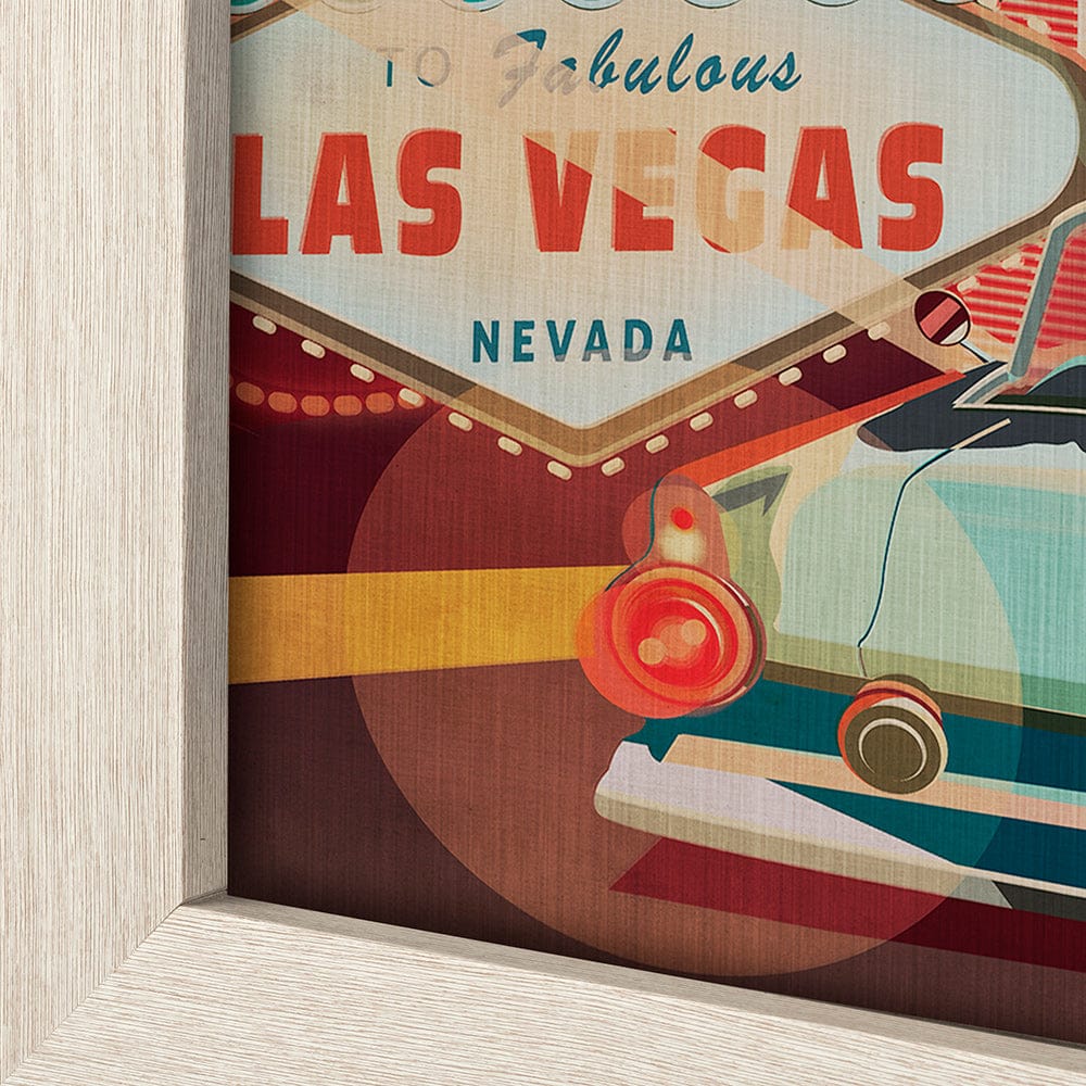Mercana - Nevada Go USA L by Mercana Studio a Hand Embelished Decograph Framed Art Print - 13663 view 5