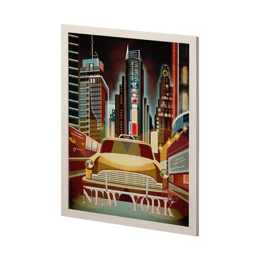 Mercana - New York Go USA L by Mercana Studio a Hand Embellished Decograph Framed Art Print - 13693 view 2