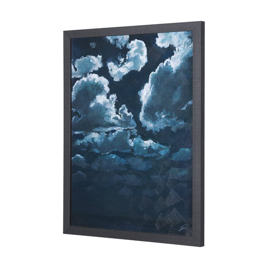 Mercana - Night cloud II by Mercana Studio a Hand Embellished Textured Framed Art Print - 14299 view 2