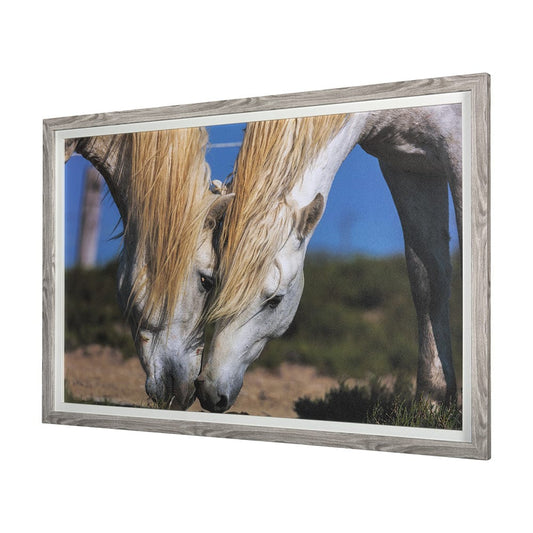 Mercana - Nuzzled Together by Mercana Studio a Hand Embellished Textured Framed Art Photo Matted under Glass - 14946 view 2