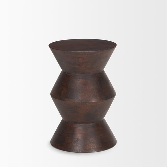 Mercana - Odessa Dark Brown Wood Accent Table - 70509 view 2