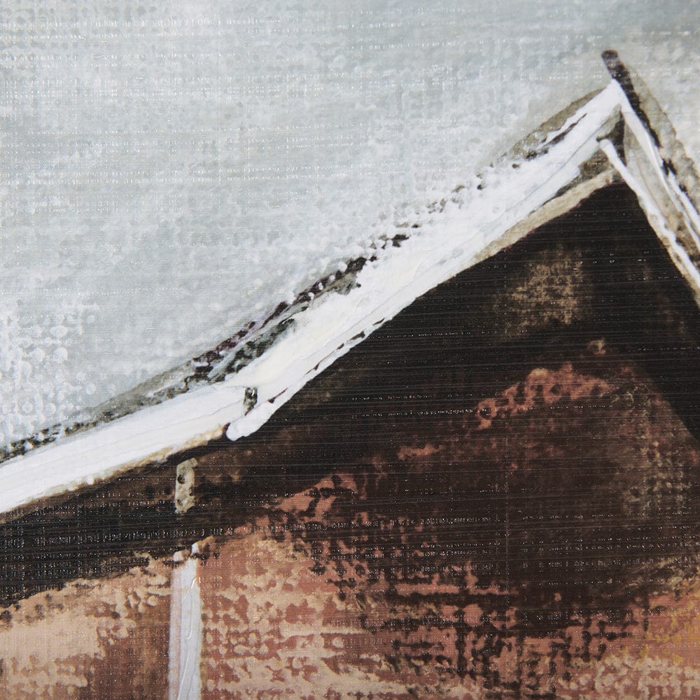 Mercana - Old Barn IV by Mercana Studio a Hand Embellished Textured Framed Art Print - 14606 view 7